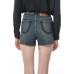 Jeans with untrimmed legs